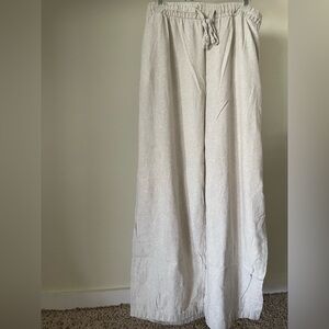 Old Navy Light Beige Wide Leg Pants